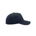 Navy - Side - Atlantis Cargo Weathered Visor 5 Panel Cap