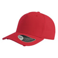 Red - Front - Atlantis Cargo Weathered Visor 5 Panel Cap