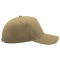 Khaki - Side - Atlantis Cargo Weathered Visor 5 Panel Cap