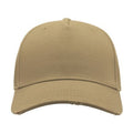 Khaki - Lifestyle - Atlantis Cargo Weathered Visor 5 Panel Cap