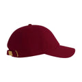 Burgundy - Side - Atlantis Dad Hat Unstructured 6 Panel Cap