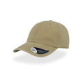 Khaki - Front - Atlantis Digg Pigment Dyed 6 Panel Cap