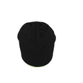 Black-Safety Green - Side - Atlantis Extreme Reversible Jersey Slouch Beanie