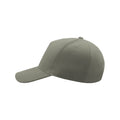 Light Grey - Lifestyle - Atlantis Liberty Five Heavy Brush Cotton 5 Panel Cap