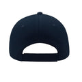 Navy - Back - Atlantis Liberty Five Heavy Brush Cotton 5 Panel Cap