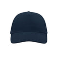 Navy - Pack Shot - Atlantis Liberty Five Heavy Brush Cotton 5 Panel Cap