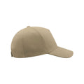 Khaki - Side - Atlantis Liberty Five Heavy Brush Cotton 5 Panel Cap