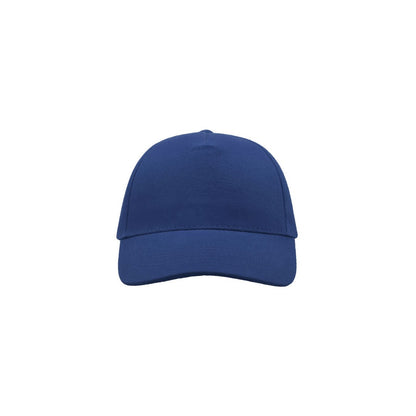 Royal Blue - Side - Atlantis Liberty Five Heavy Brush Cotton 5 Panel Cap