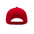 Red - Side - Atlantis Liberty Five Heavy Brush Cotton 5 Panel Cap