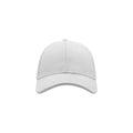 White-White - Pack Shot - Atlantis Liberty Sandwich Heavy Brush Cotton 6 Panel Cap