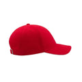 Red - Side - Atlantis Liberty Sandwich Heavy Brush Cotton 6 Panel Cap