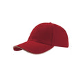 Burgundy - Front - Atlantis Liberty Sandwich Heavy Brush Cotton 6 Panel Cap