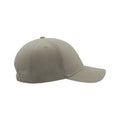 Light Grey - Side - Atlantis Liberty Sandwich Heavy Brush Cotton 6 Panel Cap