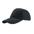 Black - Front - Atlantis Liberty Six Buckle Brushed Cotton 6 Panel Cap