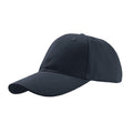 Navy - Front - Atlantis Liberty Six Buckle Brushed Cotton 6 Panel Cap