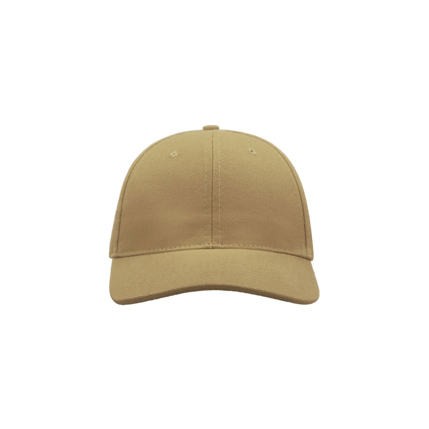 Khaki - Pack Shot - Atlantis Liberty Six Brushed Cotton 6 Panel Cap