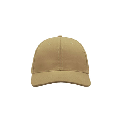 Khaki - Pack Shot - Atlantis Liberty Six Brushed Cotton 6 Panel Cap