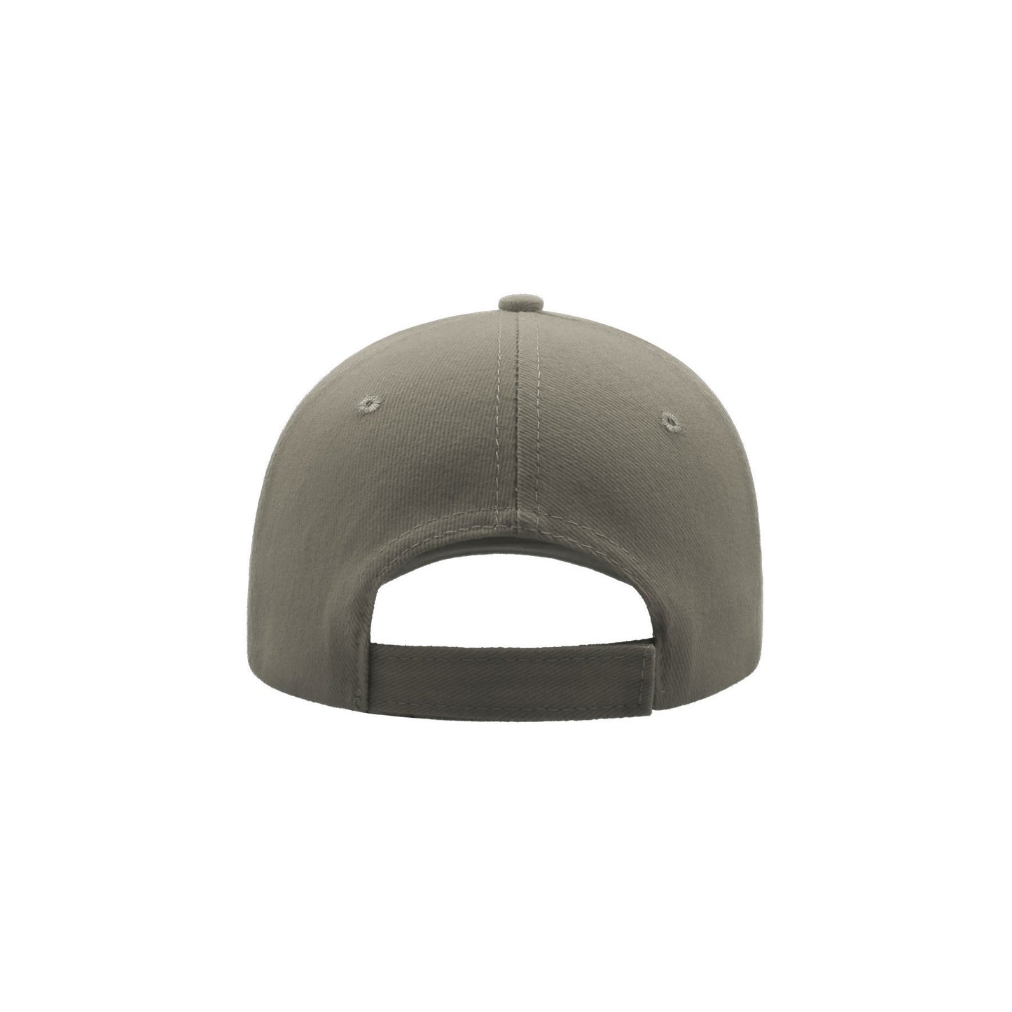 Light Grey - Back - Atlantis Liberty Six Brushed Cotton 6 Panel Cap