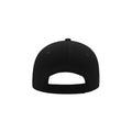 Black - Back - Atlantis Liberty Six Brushed Cotton 6 Panel Cap