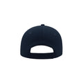 Navy - Back - Atlantis Liberty Six Brushed Cotton 6 Panel Cap