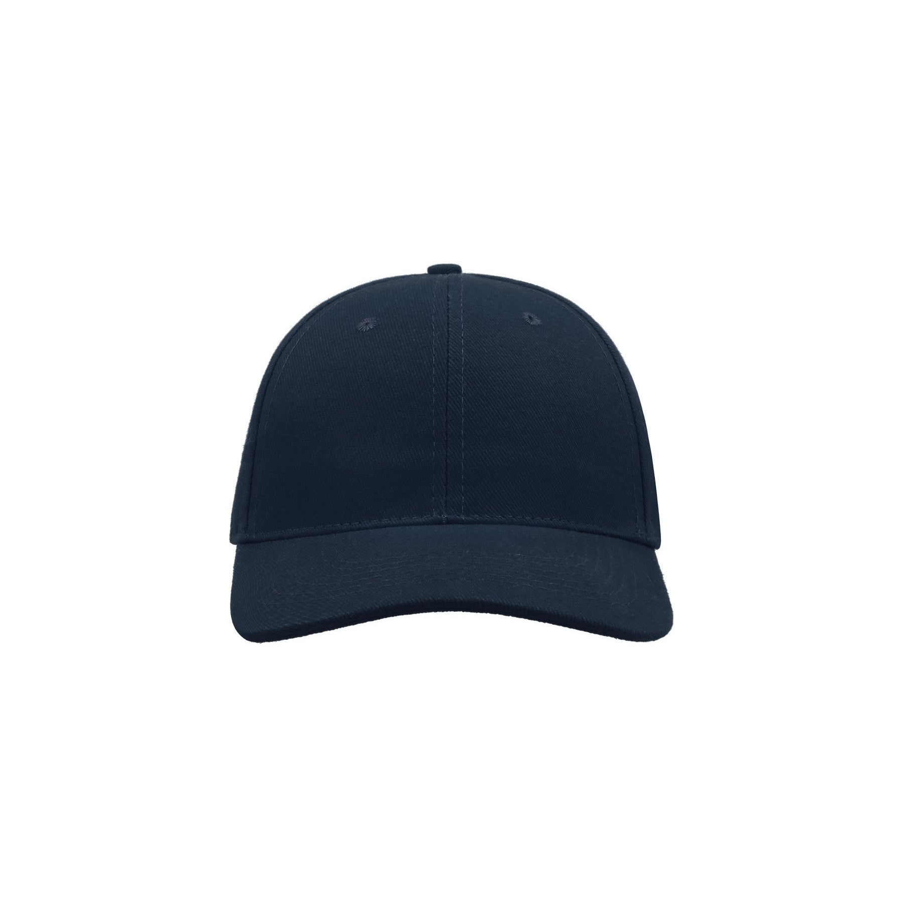 Navy - Pack Shot - Atlantis Liberty Six Brushed Cotton 6 Panel Cap