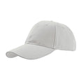 White - Front - Atlantis Liberty Six Brushed Cotton 6 Panel Cap