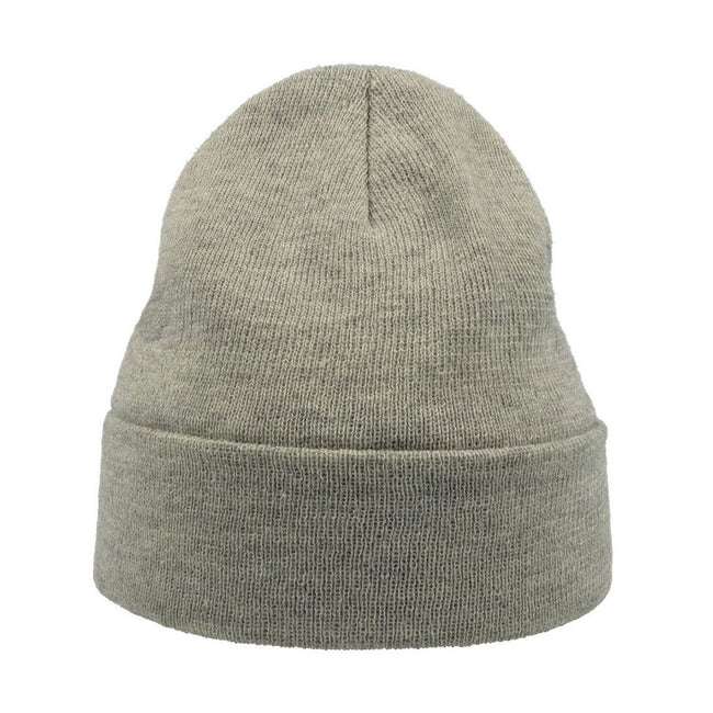 Grey Melange - Side - Atlantis Pier Thinsulate Thermal Lined Double Skin Beanie