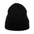 Black - Side - Atlantis Pier Thinsulate Thermal Lined Double Skin Beanie