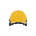 Yellow-Navy - Pack Shot - Atlantis Racing Teamwear 6 Panel Cap