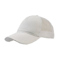 White-White - Pack Shot - Atlantis Rapper Destroyed 5 Panel Weathered Trucker Cap