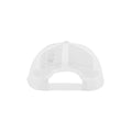 White-White - Back - Atlantis Rapper Destroyed 5 Panel Weathered Trucker Cap