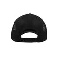 Black - Back - Atlantis Rapper Jersey Mid Visor Trucker Cap