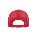 Red-Red - Back - Atlantis Rapper Cotton 5 Panel Trucker Cap