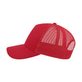 Red-Red - Lifestyle - Atlantis Rapper Cotton 5 Panel Trucker Cap