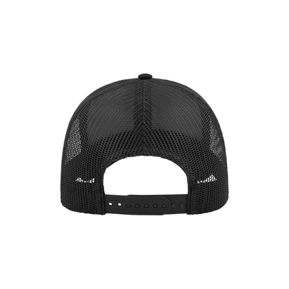 Black-Black - Back - Atlantis Rapper Cotton 5 Panel Trucker Cap