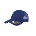 Royal Blue-Royal Blue - Front - Atlantis Rapper Cotton 5 Panel Trucker Cap