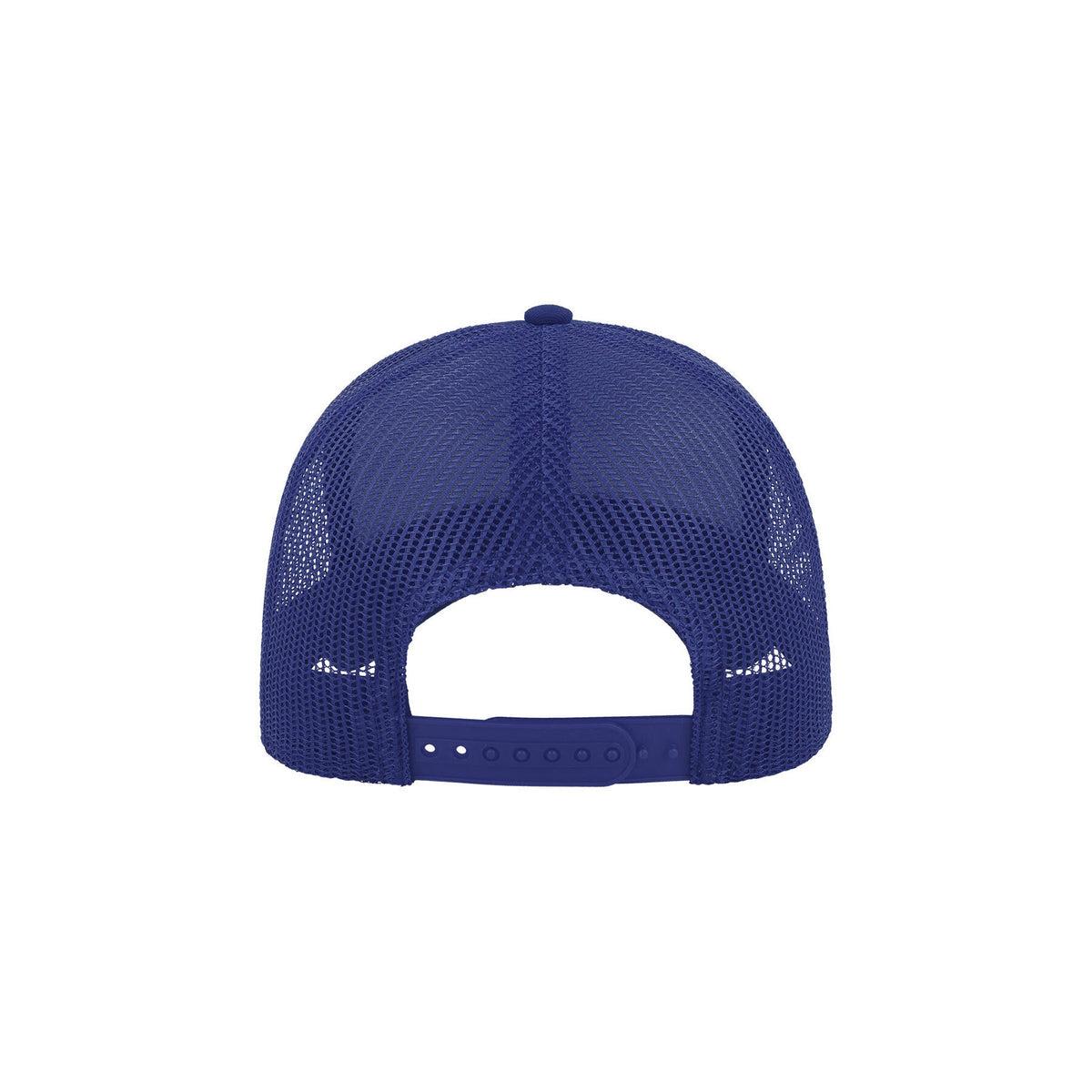 Royal Blue-Royal Blue - Back - Atlantis Rapper Cotton 5 Panel Trucker Cap