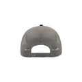 Navy-Grey - Back - Atlantis Rapper Cotton 5 Panel Trucker Cap