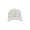 White-White - Pack Shot - Atlantis Rapper Cotton 5 Panel Trucker Cap