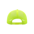 Safety Yellow-White - Back - Atlantis Rapper 5 Panel Trucker Cap