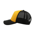 Yellow-Black - Lifestyle - Atlantis Rapper 5 Panel Trucker Cap