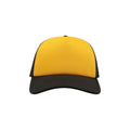 Yellow-Black - Pack Shot - Atlantis Rapper 5 Panel Trucker Cap