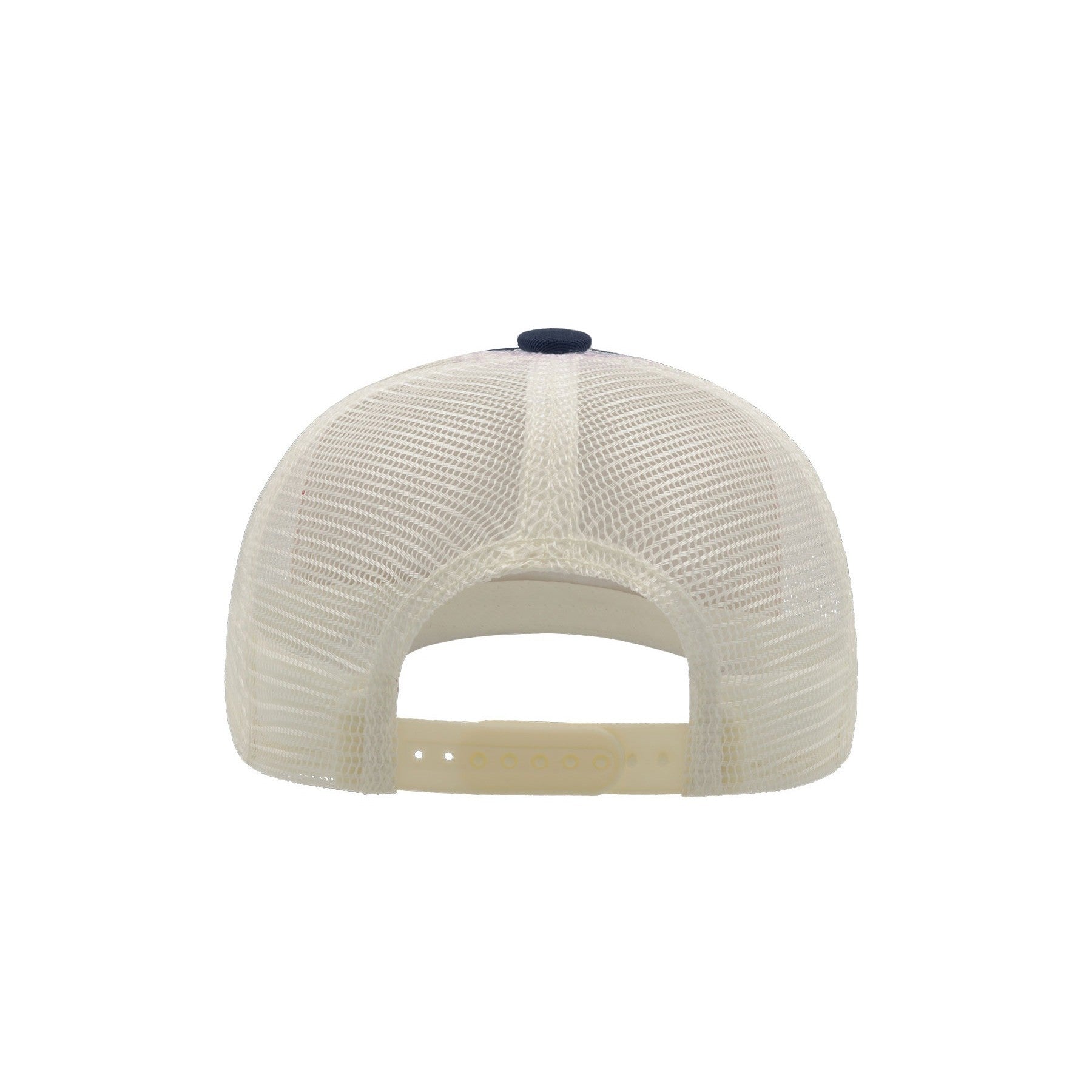 Navy - Back - Atlantis Record Mid Visor 5 Panel Trucker Cap