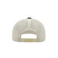 Olive - Back - Atlantis Record Mid Visor 5 Panel Trucker Cap