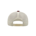 Burgundy - Back - Atlantis Record Mid Visor 5 Panel Trucker Cap