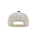 Black - Back - Atlantis Record Mid Visor 5 Panel Trucker Cap