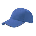 Royal - Front - Atlantis Reflect 6 Panel Reflective Piping Baseball Cap