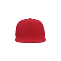 Red - Pack Shot - Atlantis Flat Visor 5 Panel Cap