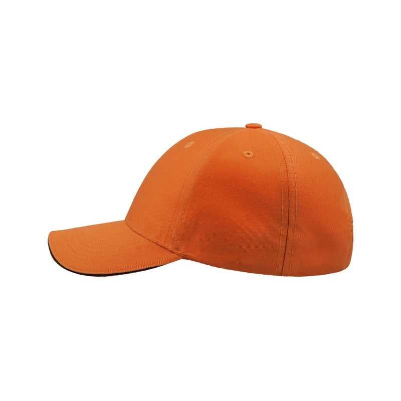 Orange - Lifestyle - Atlantis Sport Sandwich 6 Panel Baseball Cap