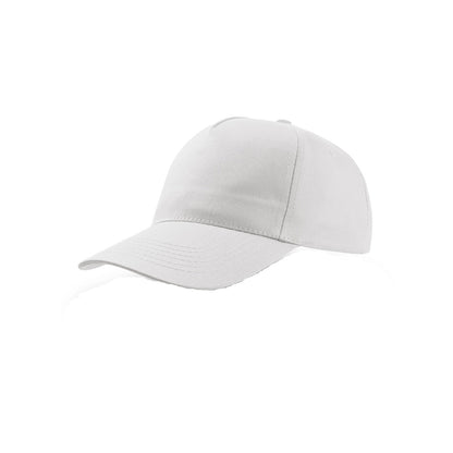 White - Front - Atlantis Start 5 Panel Cap